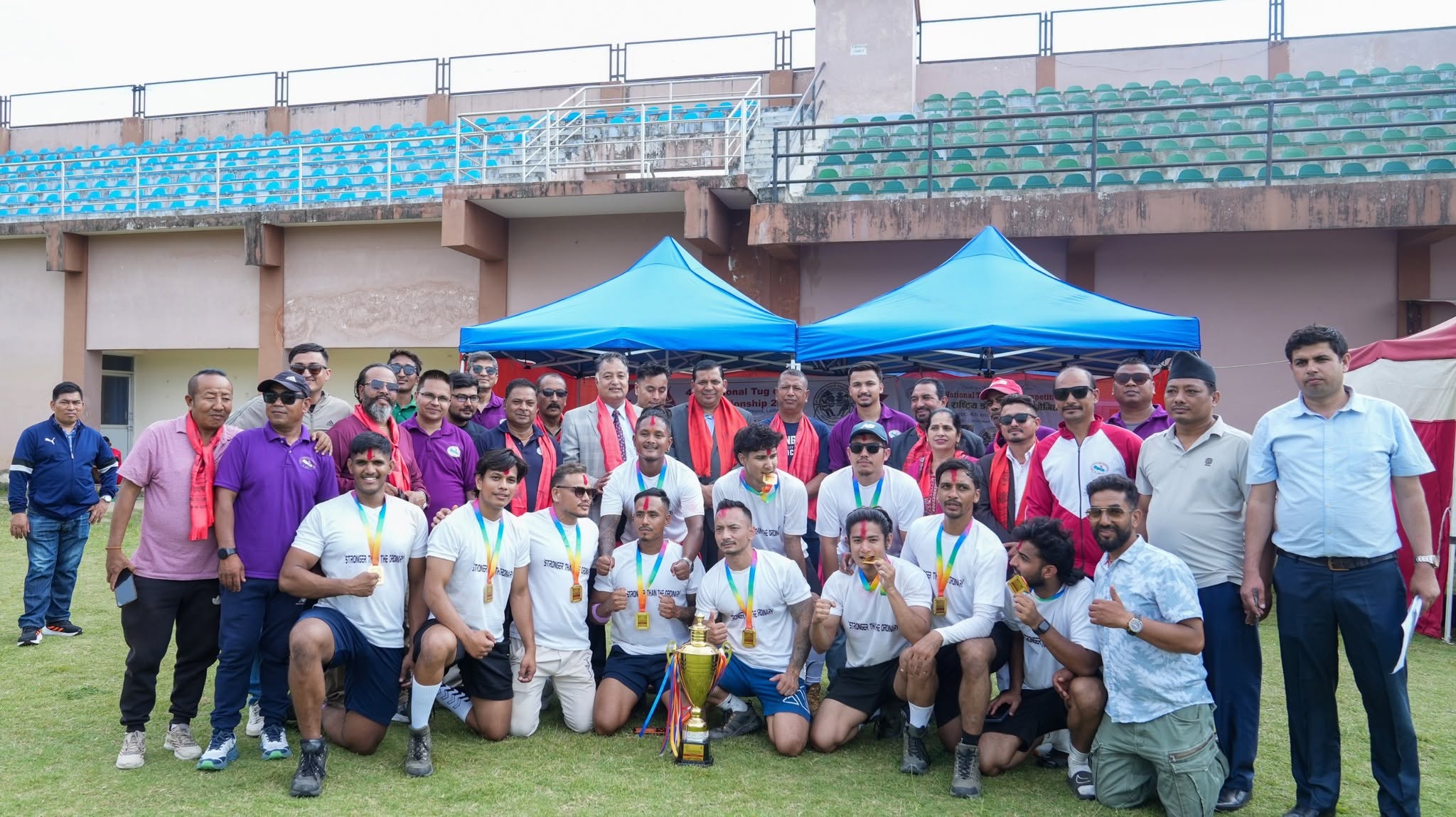 2083-02-22 (5 Jun 2026) - Lumbini wins the 4th National Tug of War Competition